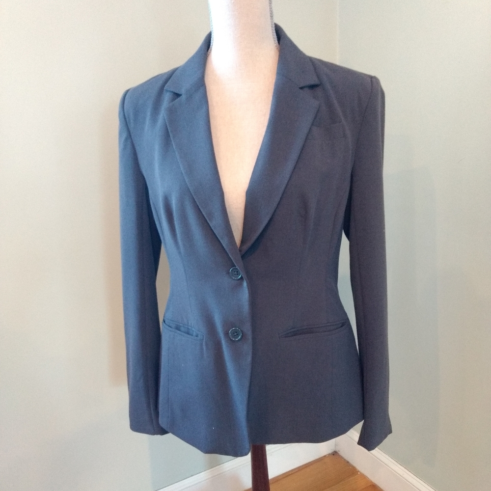 The Limited Charcoal Blazer Size 8